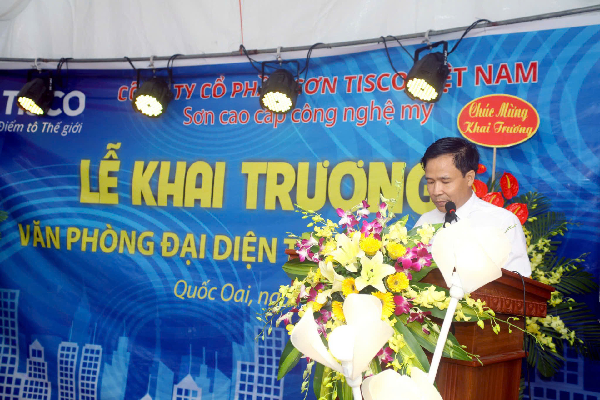 SƠN TISCO KHAI TRƯƠNG VĂN PHÒNG MỚI TẠI QUỐC OAI – BƯỚC TIẾN MỚI, TƯƠNG LAI MỚI